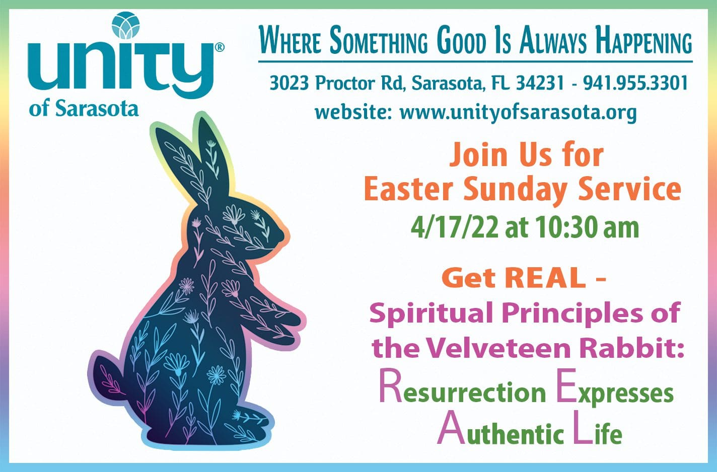 Easter Sunday 2022 at Unity of Sarasota