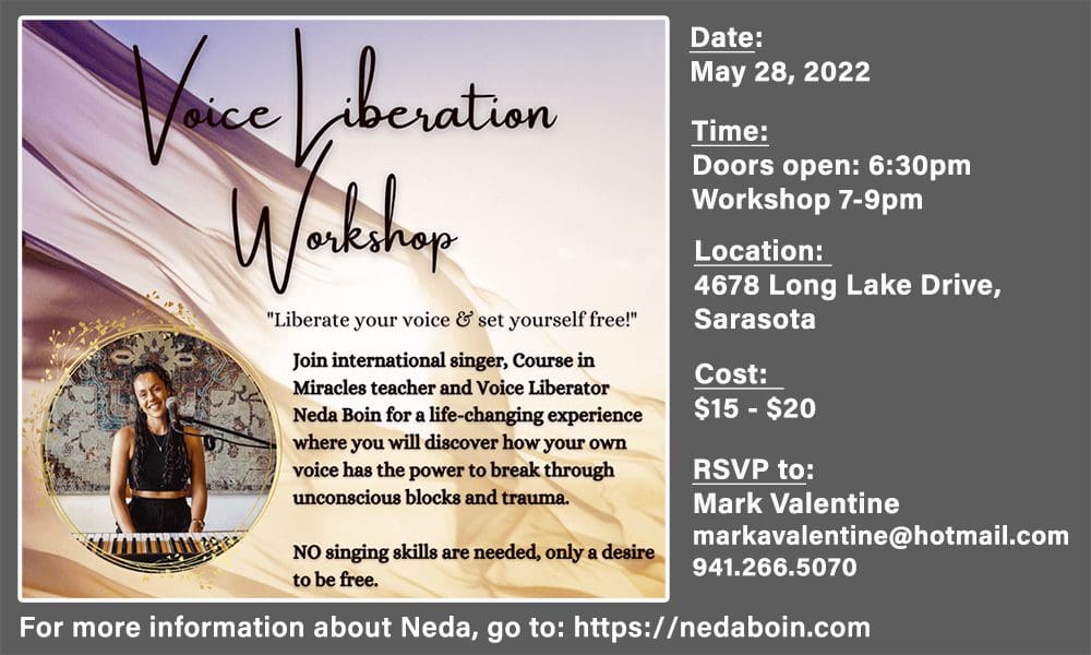 Neda Boin - Voice Liberation Workshop