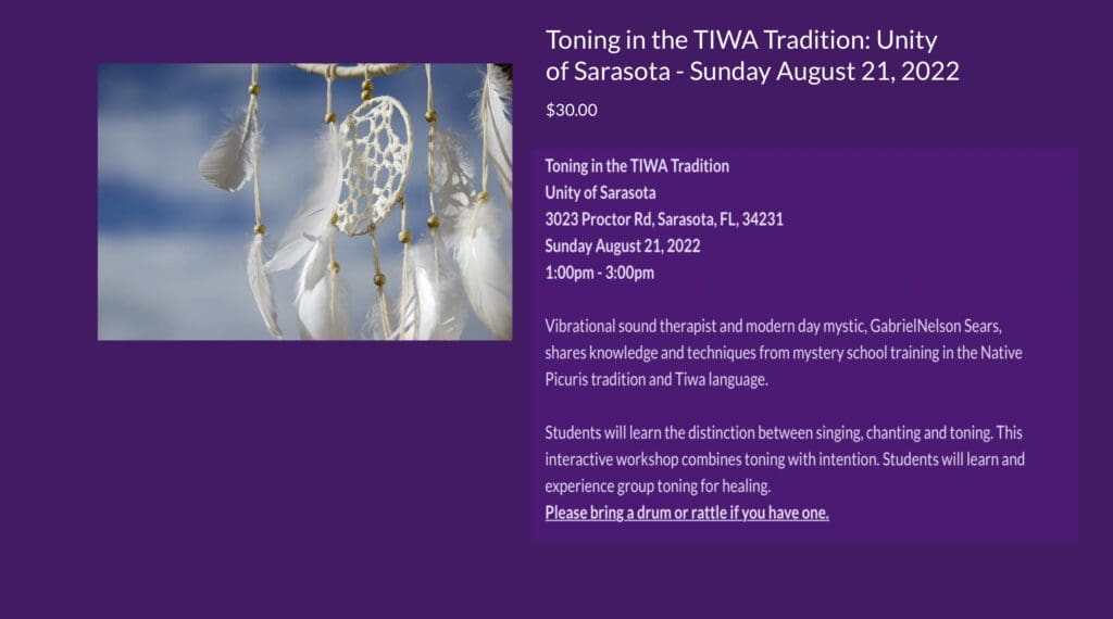 Toning in TIWA Tradition GabrielNelson