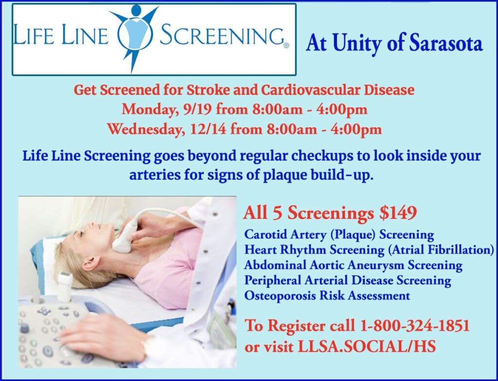 Life Line Screening 2022 at Unity of Sarasota
