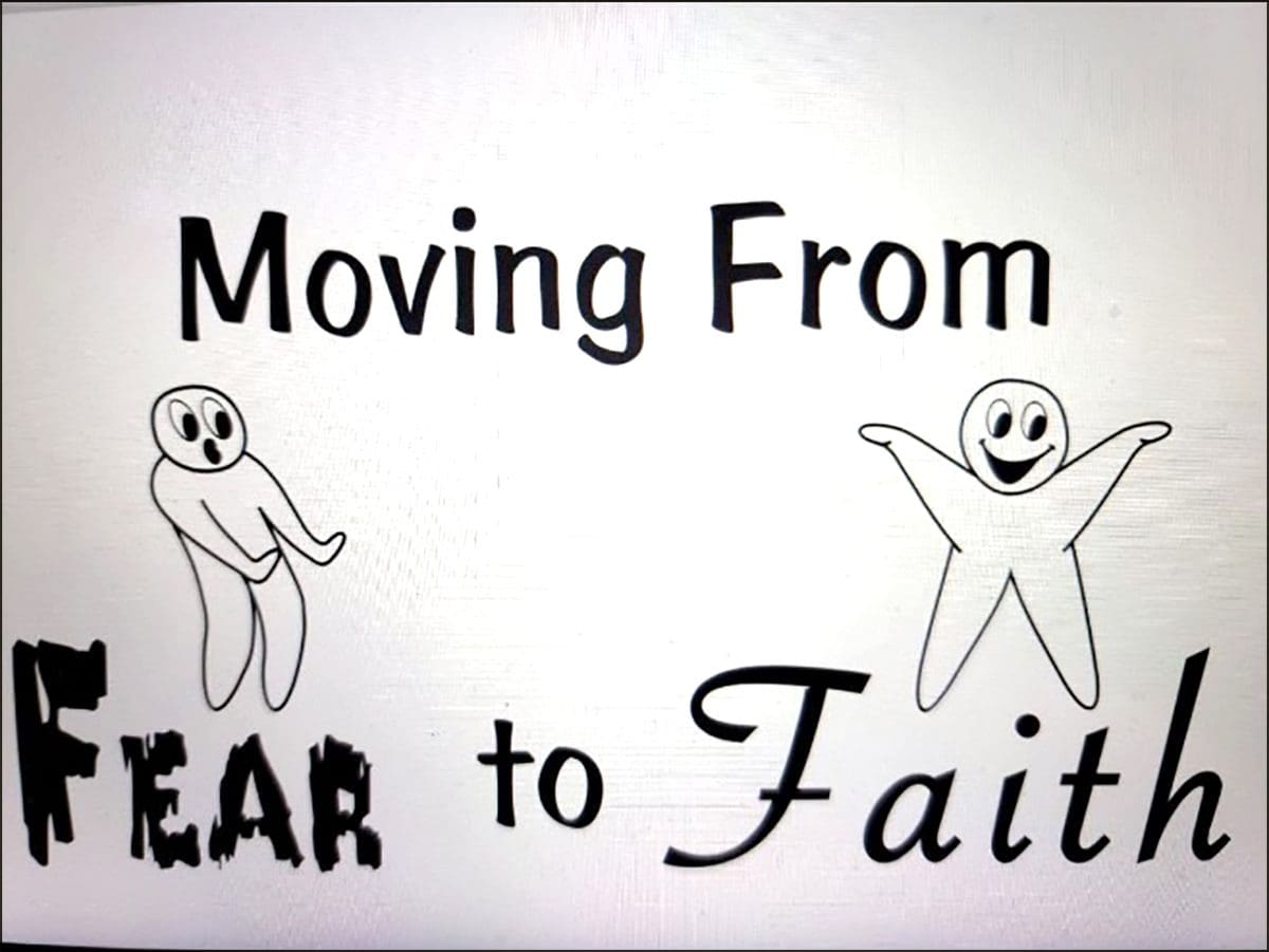 Moving From Fear to Faith Suzi Class