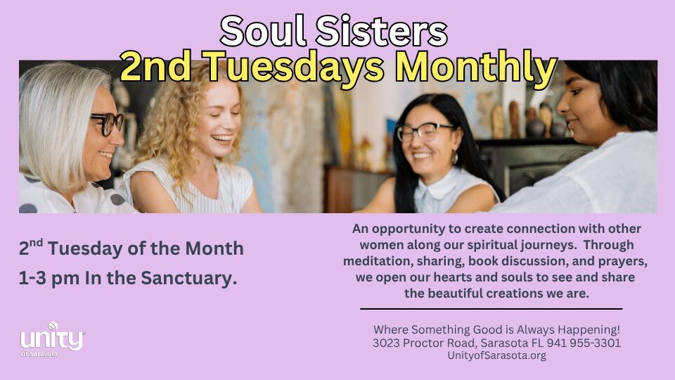 Soul Sisters 2nd Tuesday Every Month