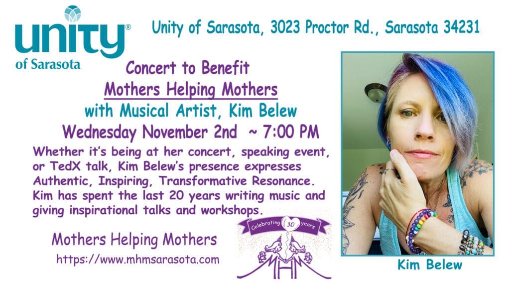 Kim Belew-Concert to Benefit Mothers Helping Mothers