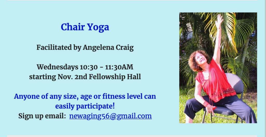 Chair Yoga with Angelena Craig