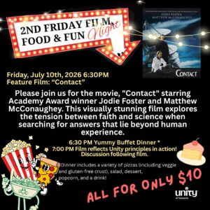 Friday, July 10th, 2026 6:30PM Feature Film: “Contact”