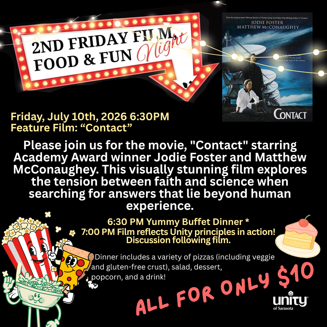 Friday, July 10th, 2026 6:30PM Feature Film: “Contact”