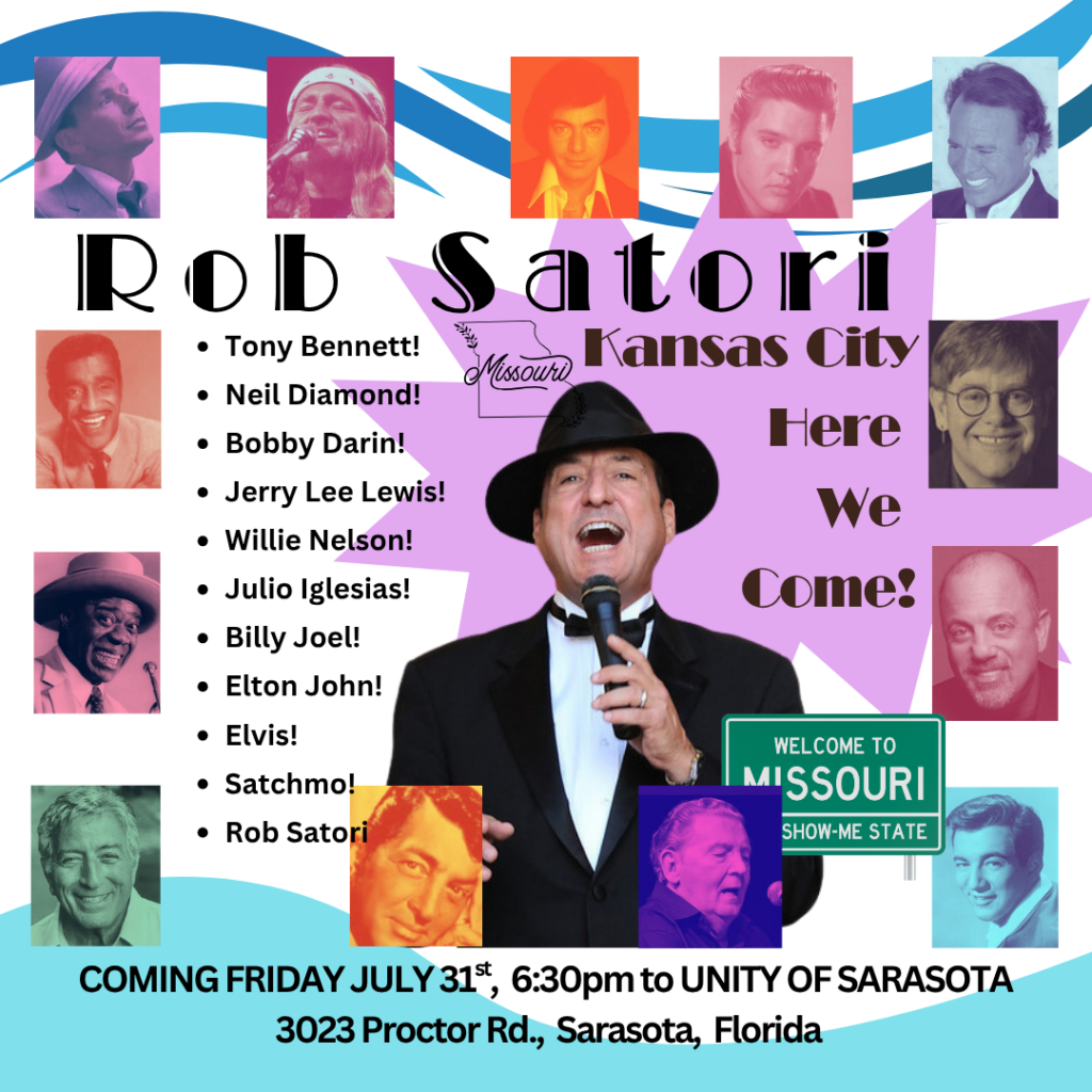 Hey everyone! Mark your calendars for Friday, July 31st. We are throwing a massive send-off concert right here at Unity of Sarasota for Rob Satori! As many of you know, Rob is heading to Unity Village to accept awards for his incredible songs, 'Let There Be Light' and 'Bright Size Life.' Come share the love, enjoy some incredible music, and help us celebrate a major milestone for Rob and our entire community. See you at 3023 Proctor Road on July 31st!