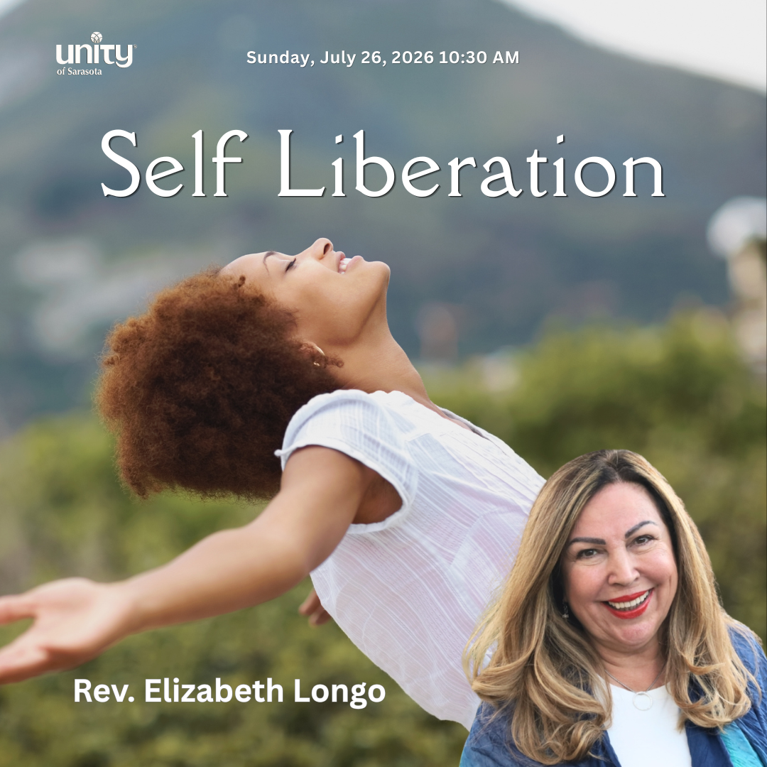 Come to Unity of Sarasota, Sunday at 10:30 am to hear Rev Elizabeth Longo give her talk "Let Them Be" Part 2. Unity of Sarasota, 3023 Proctor Rd, Sarasota, FL#SpiritualCommunity #Gratitude #UnityofSarasotaSpiritualCenter #Blessings #Awakening See less
