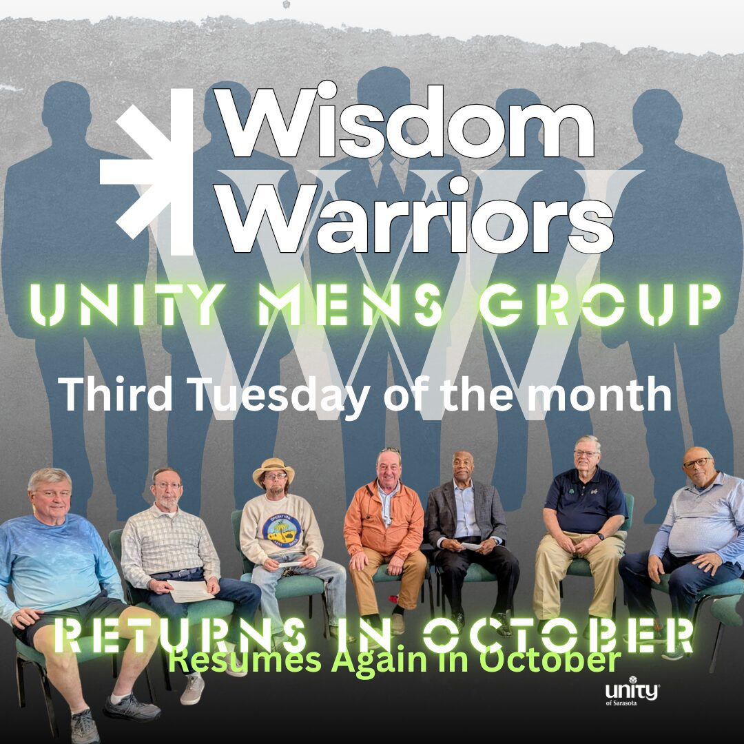 Wisdom Warriors Mens Group Returns 3rd Tuesday in October