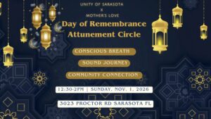 ay of Remembrance
Attunement Circle
12:30-2pm Sunday Nov 1, 2026